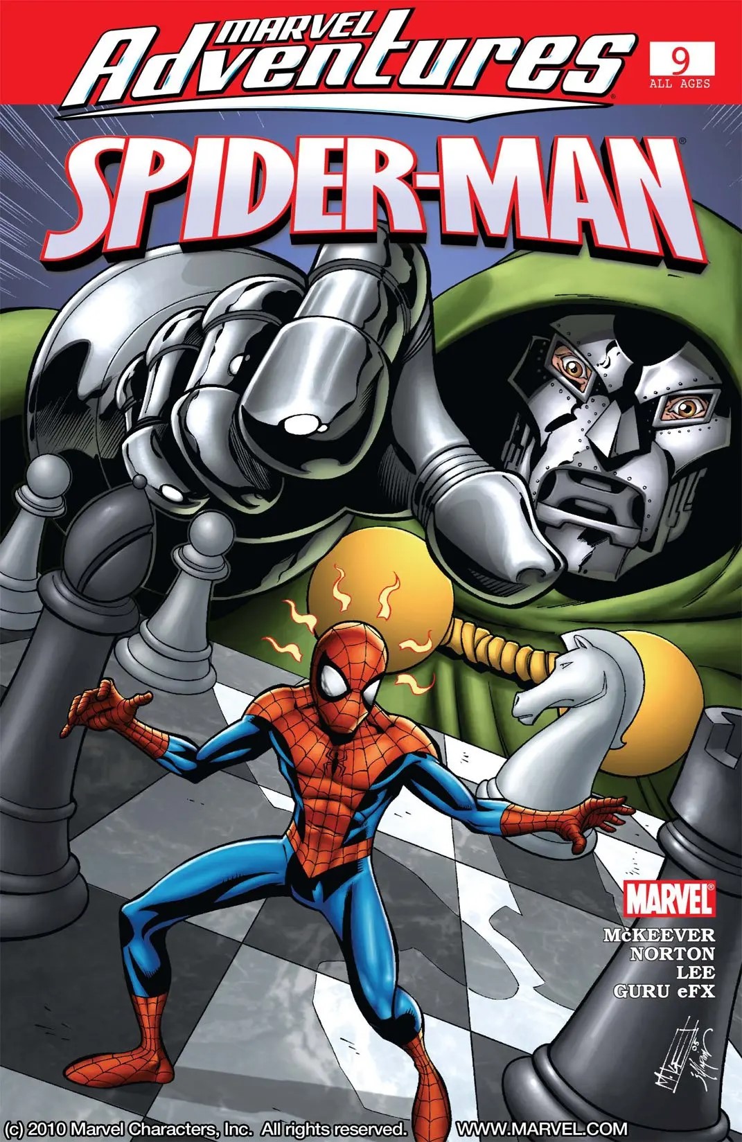 Marvel Adventures Spider-Man #9 cover