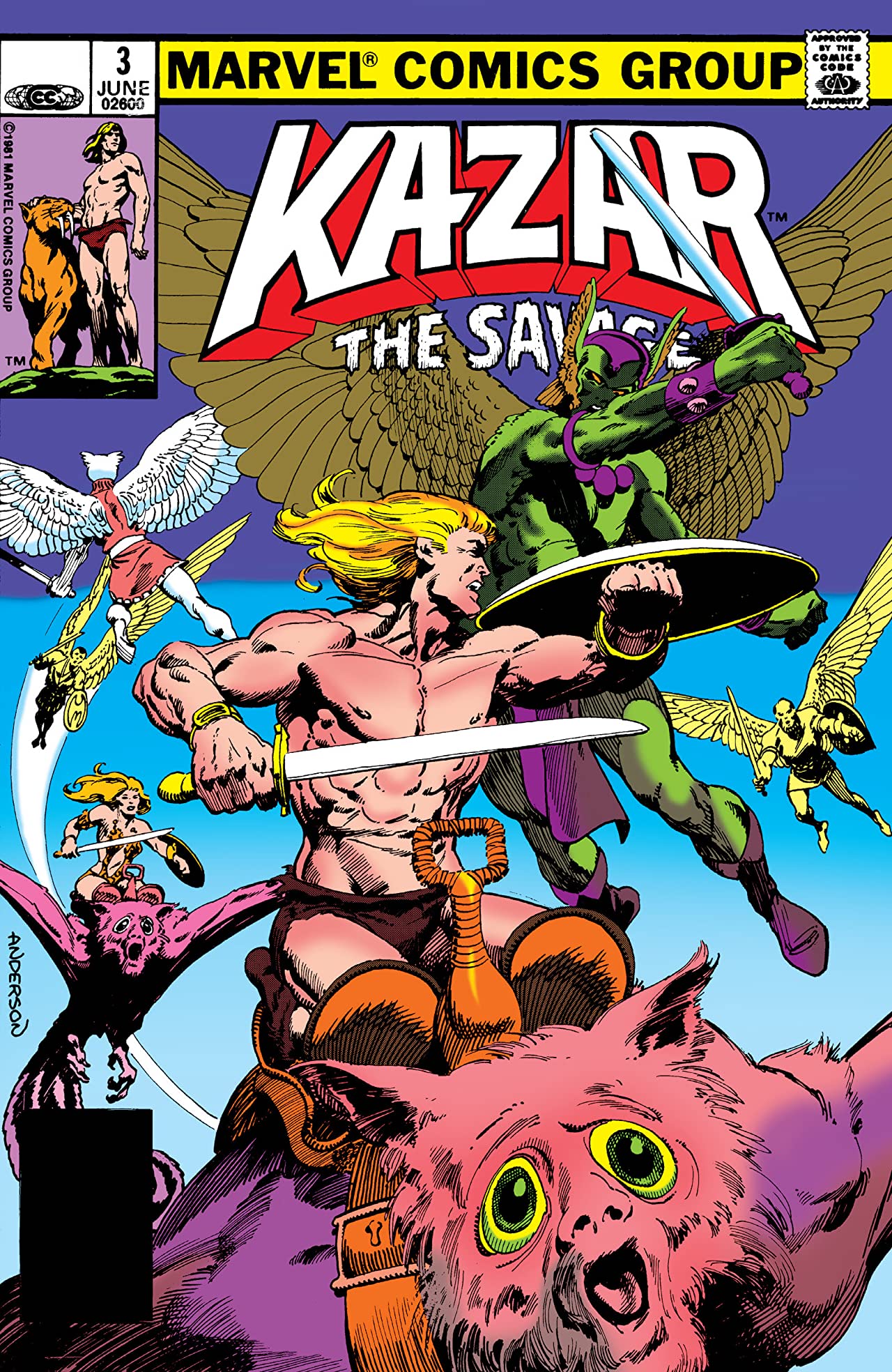 Ka-Zar the Savage #3 cover