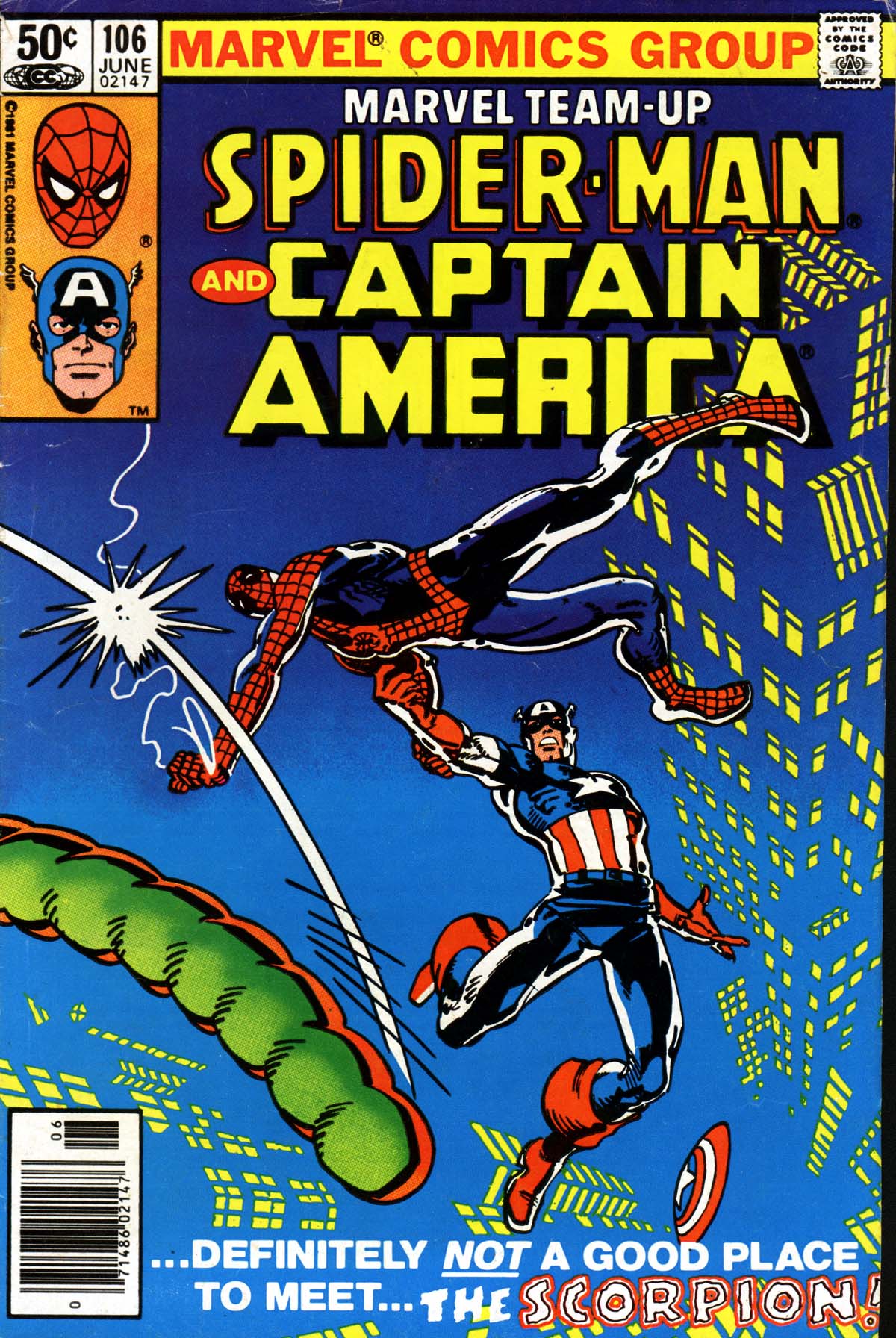 Marvel Team-Up #106 cover