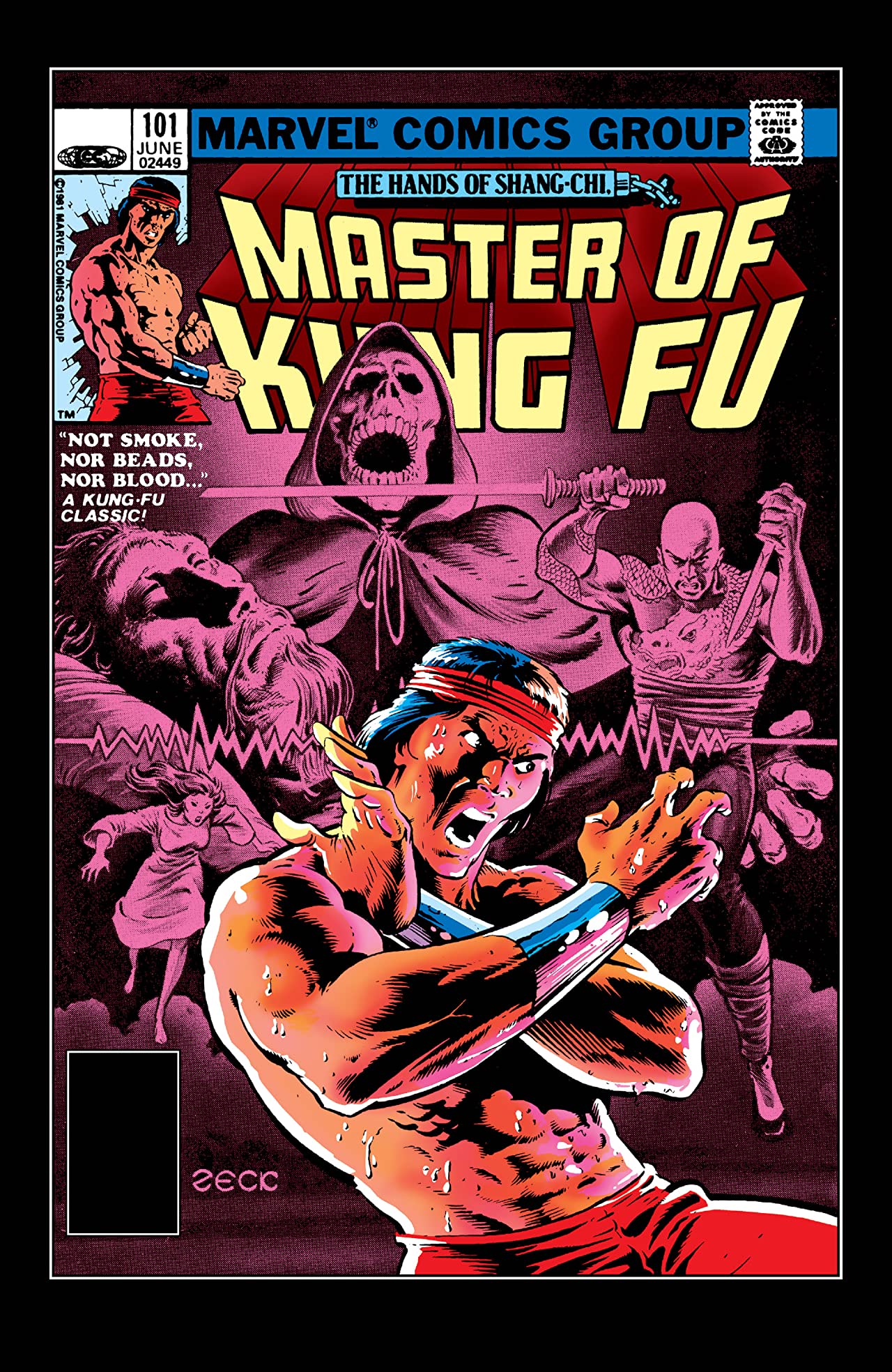 Master of Kung Fu #101 cover