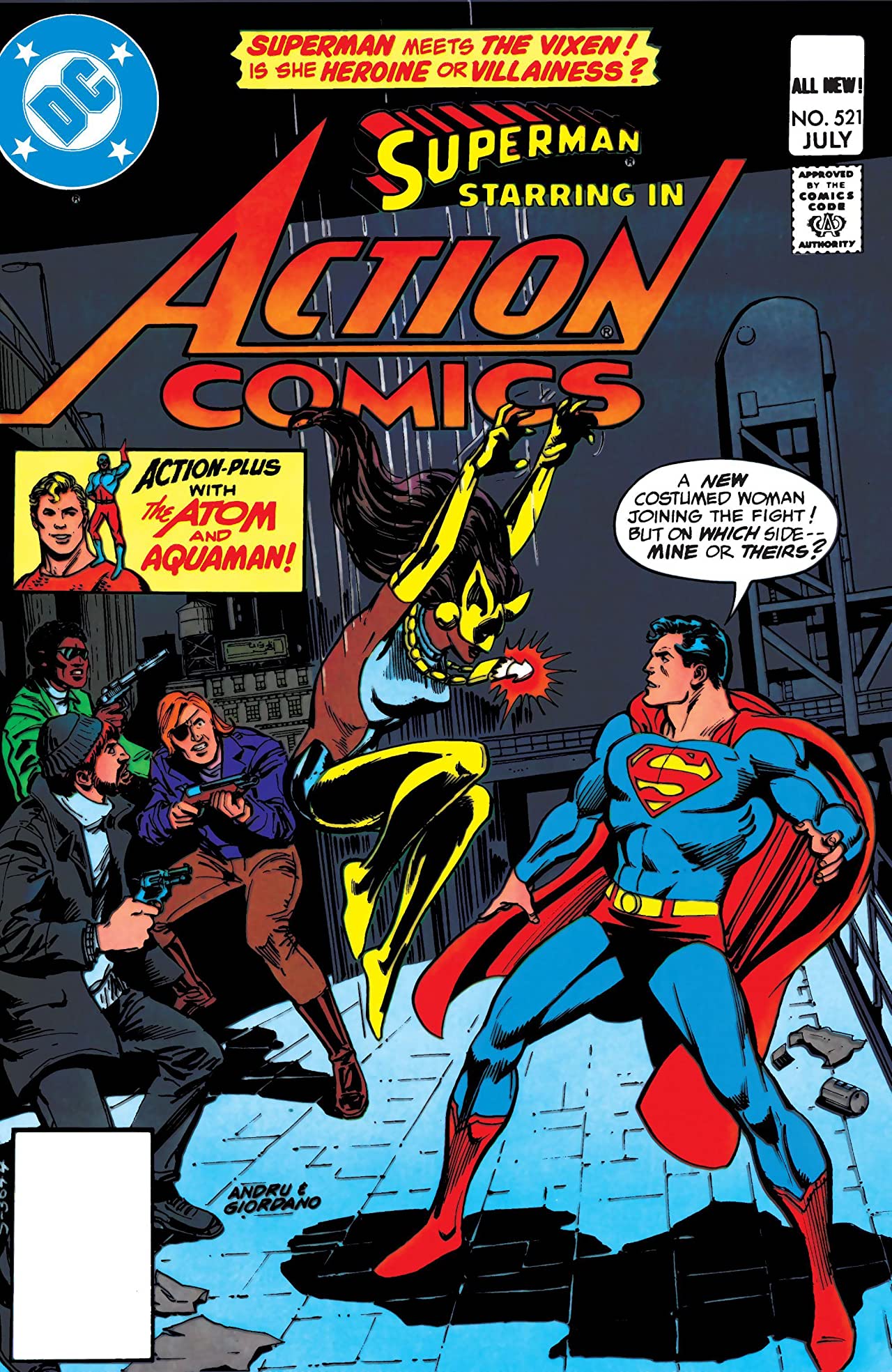 Action Comics #521 cover