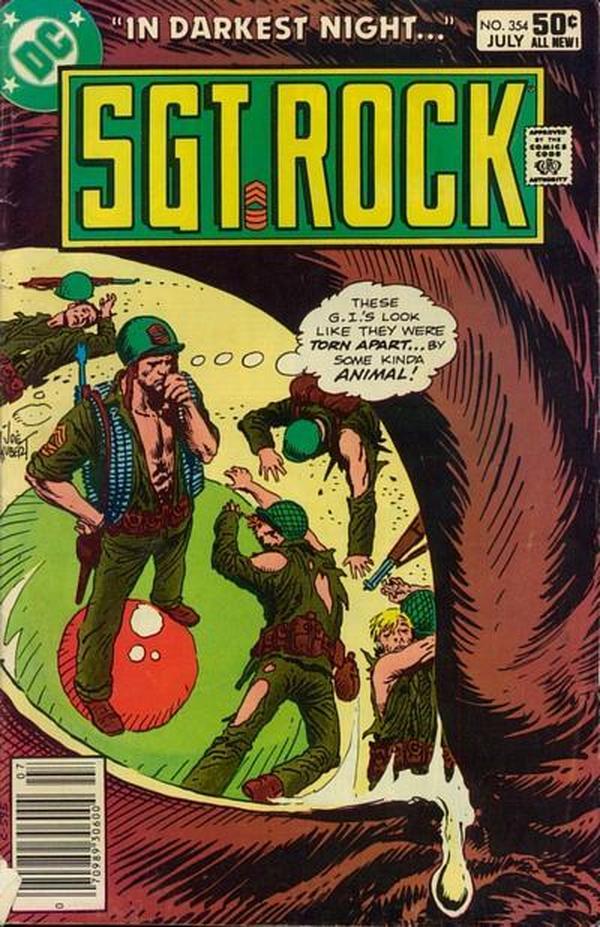 Sgt. Rock #354 cover