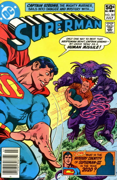 Superman #361 cover