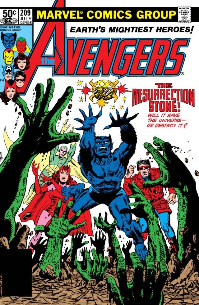 The Avengers #209 cover