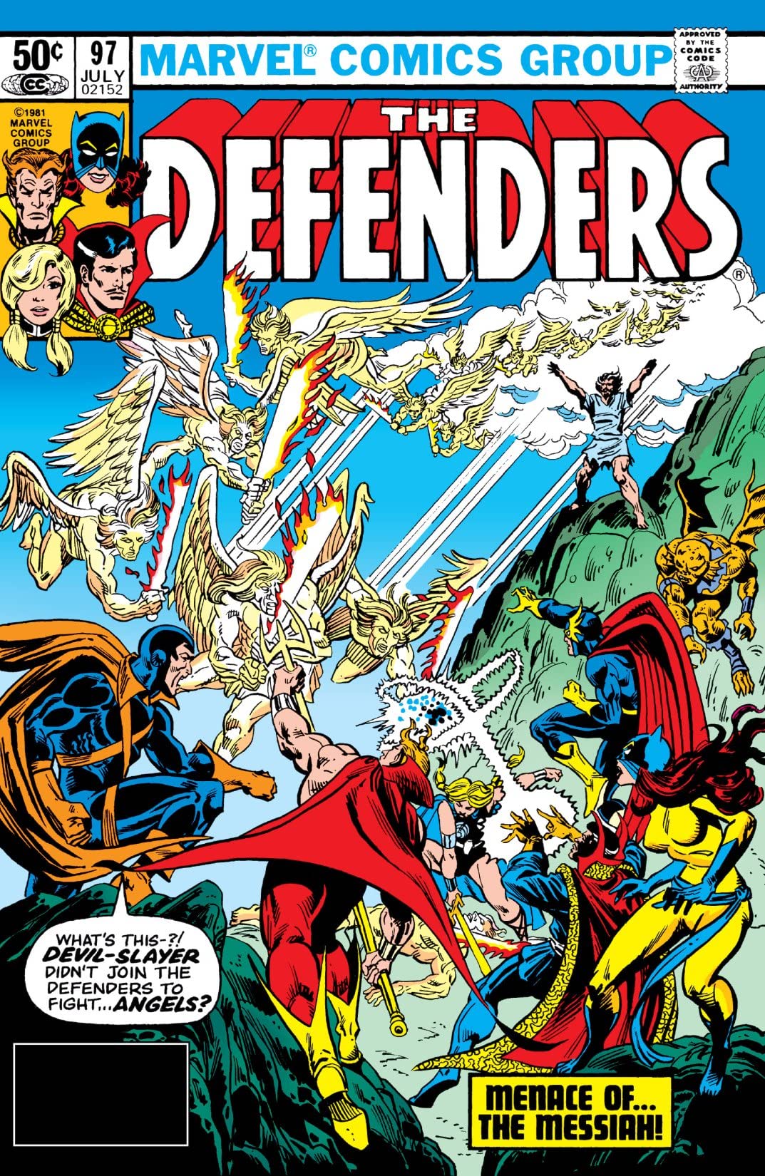 The Defenders #97 cover