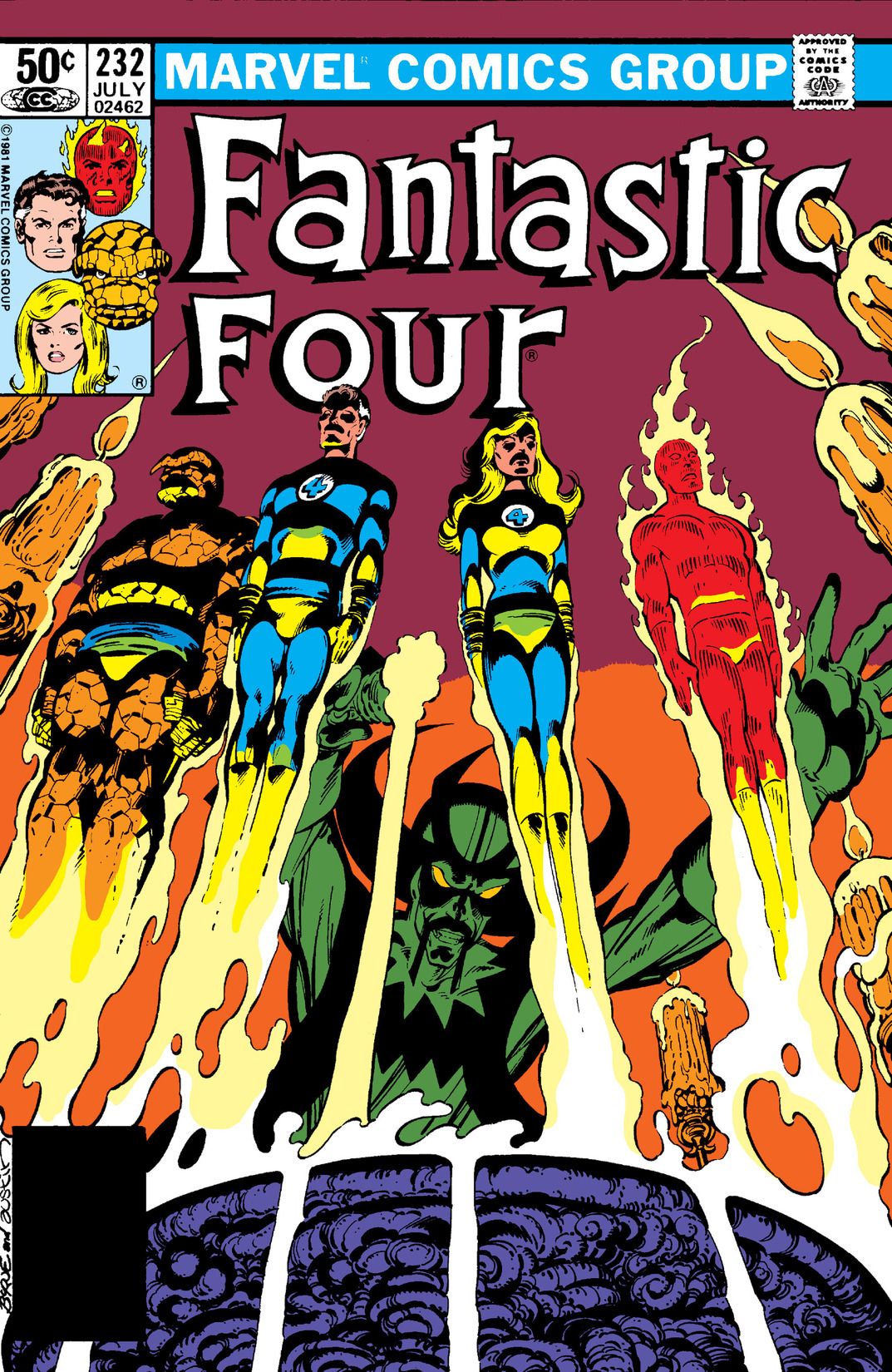 Fantastic Four #232 cover