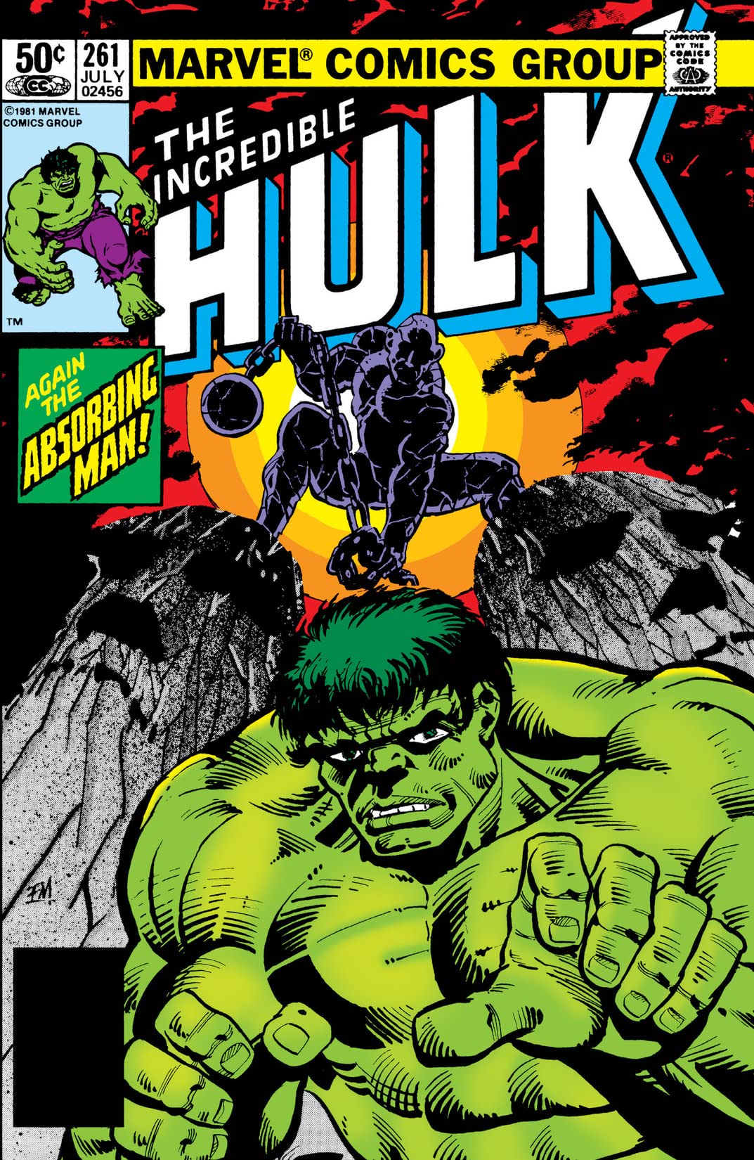 The Incredible Hulk #261 cover