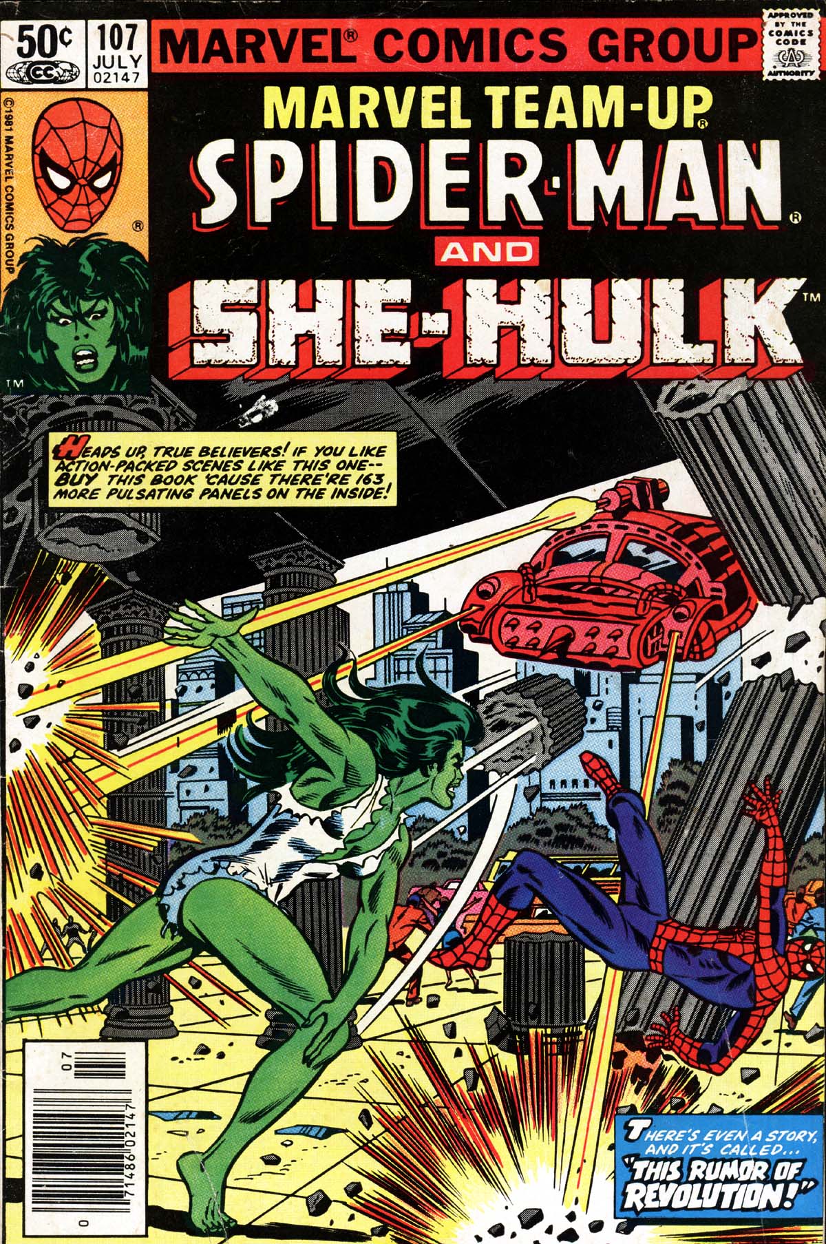 Marvel Team-Up #107 cover