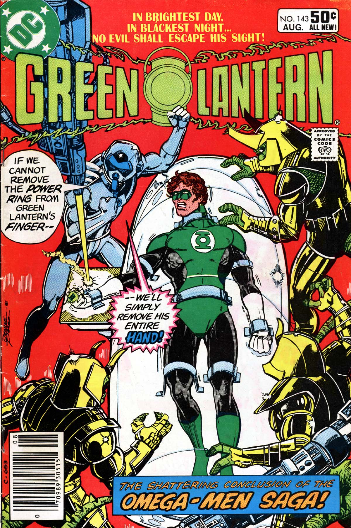 Green Lantern #143 cover