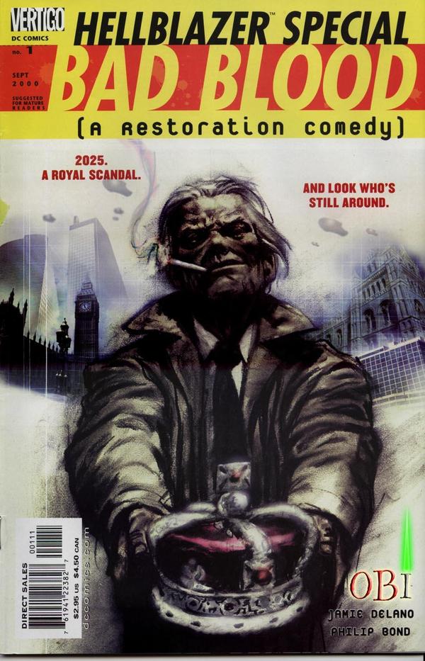 Hellblazer Special: Bad Blood #1 cover