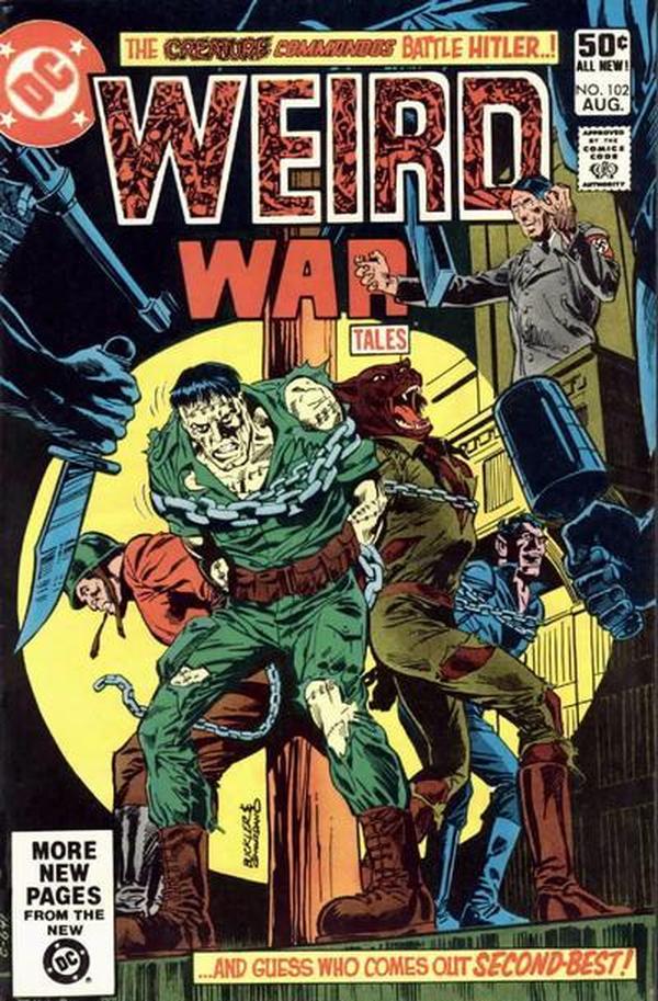 Weird War Tales #102 cover