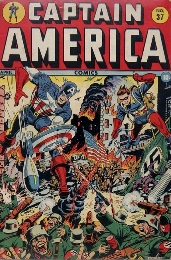 Captain America Comics #37 cover