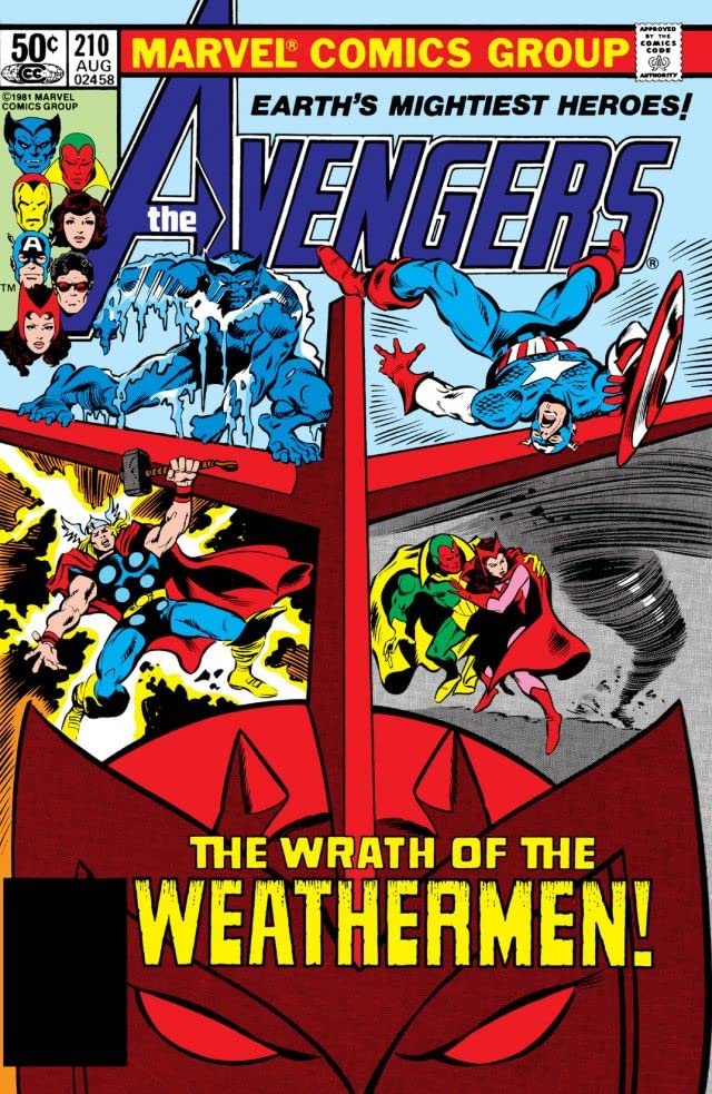 The Avengers #210 cover