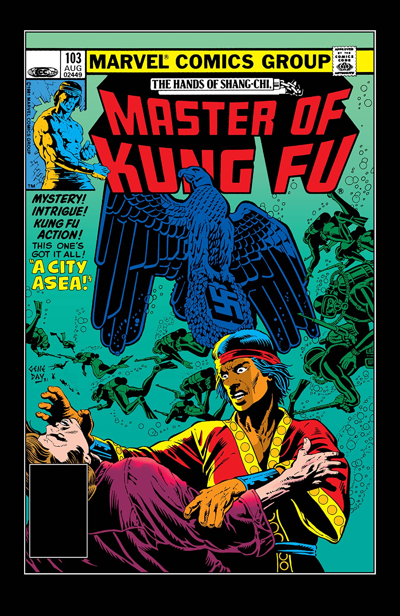 Master of Kung Fu #103 cover