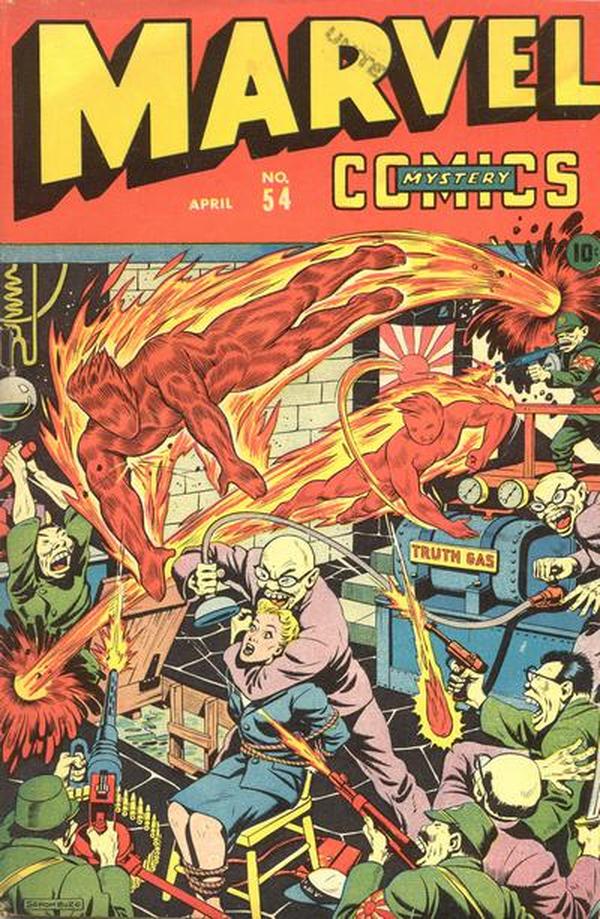Marvel Mystery Comics #54 cover
