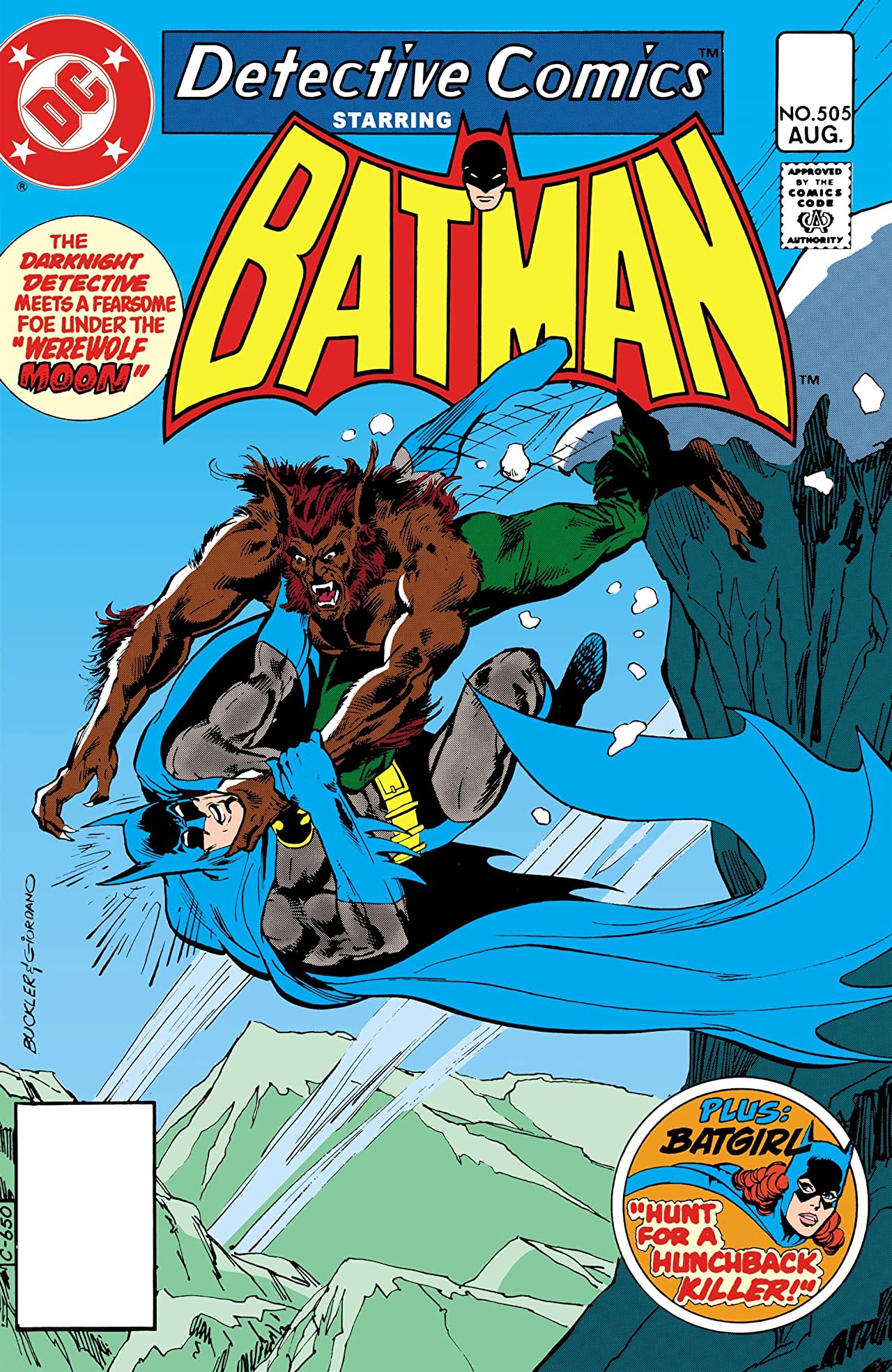 Detective Comics #505 cover