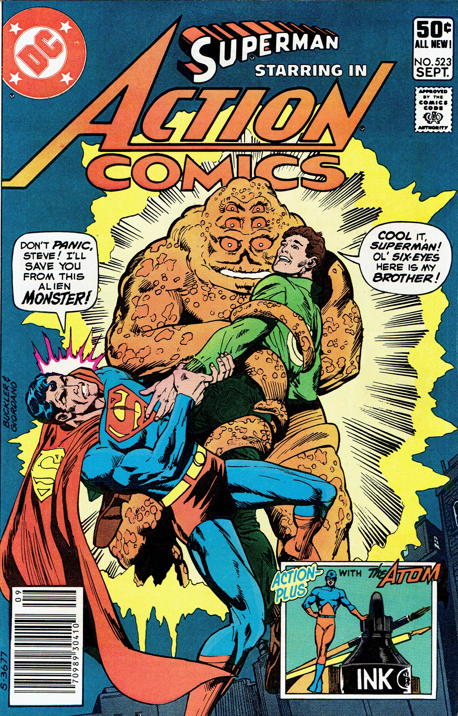 Action Comics #523 cover