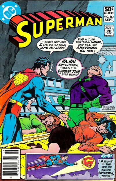 Superman #363 cover