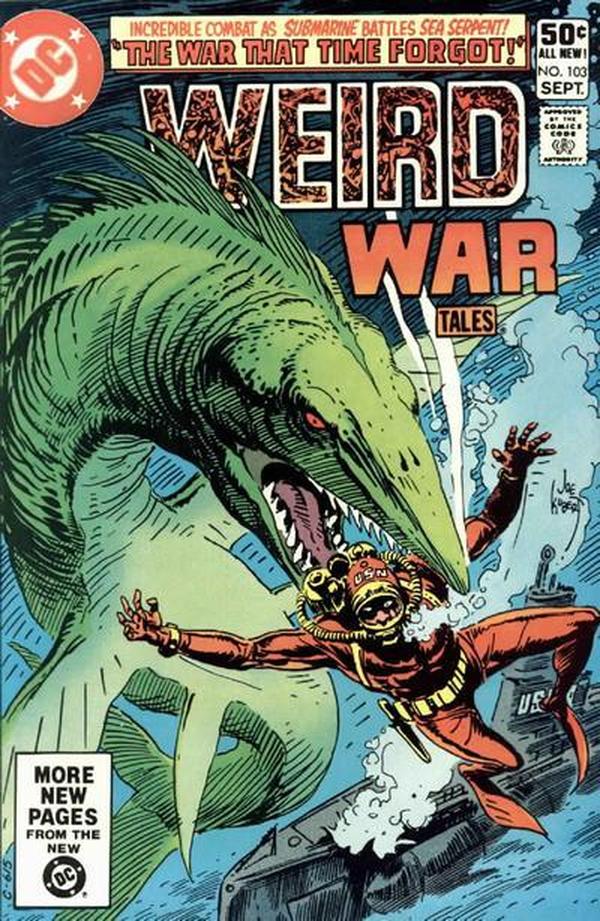 Weird War Tales #103 cover