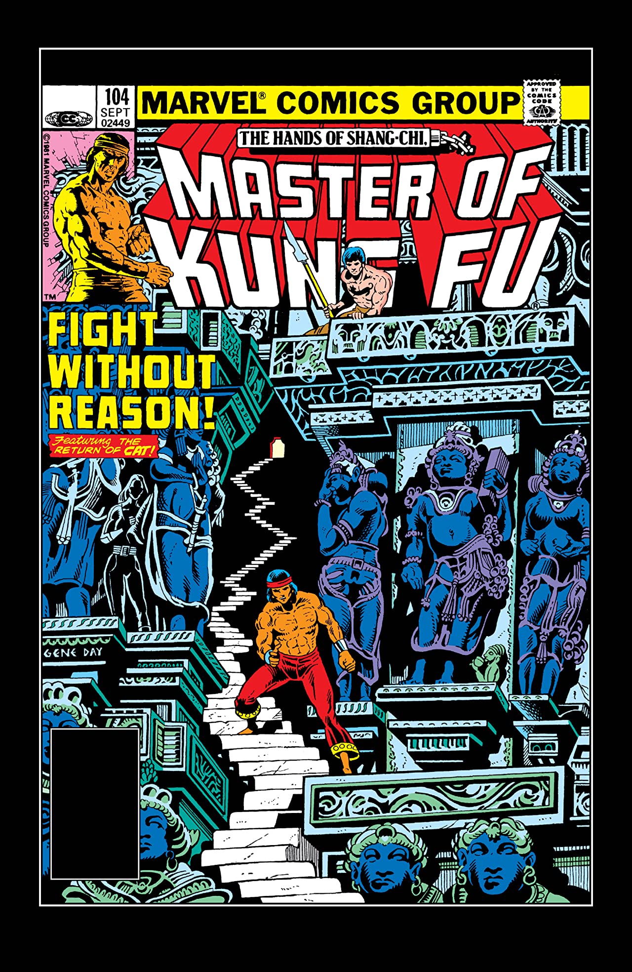Master of Kung Fu #104 cover