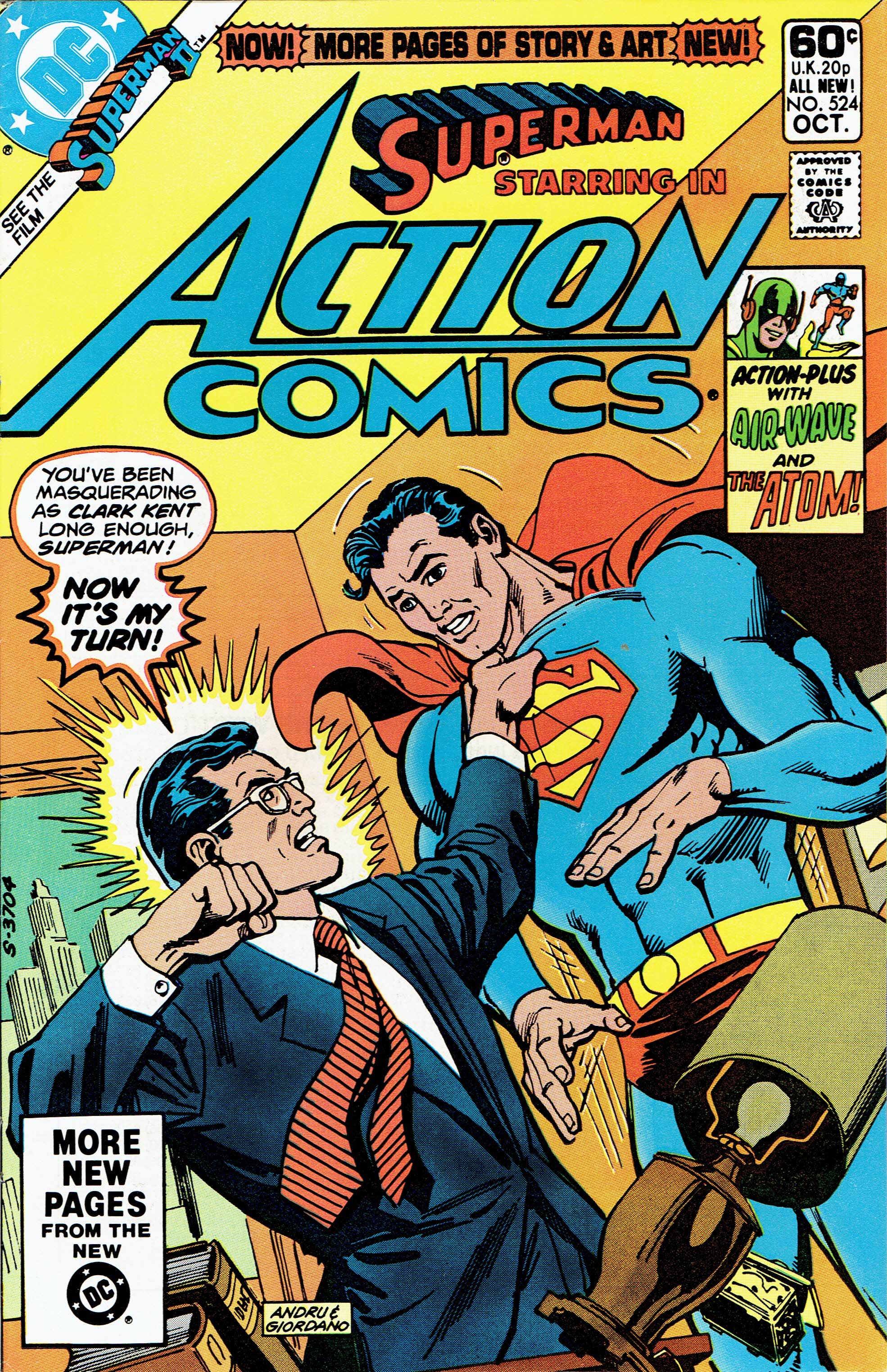Action Comics #524 cover
