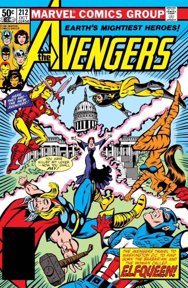 The Avengers #212 cover