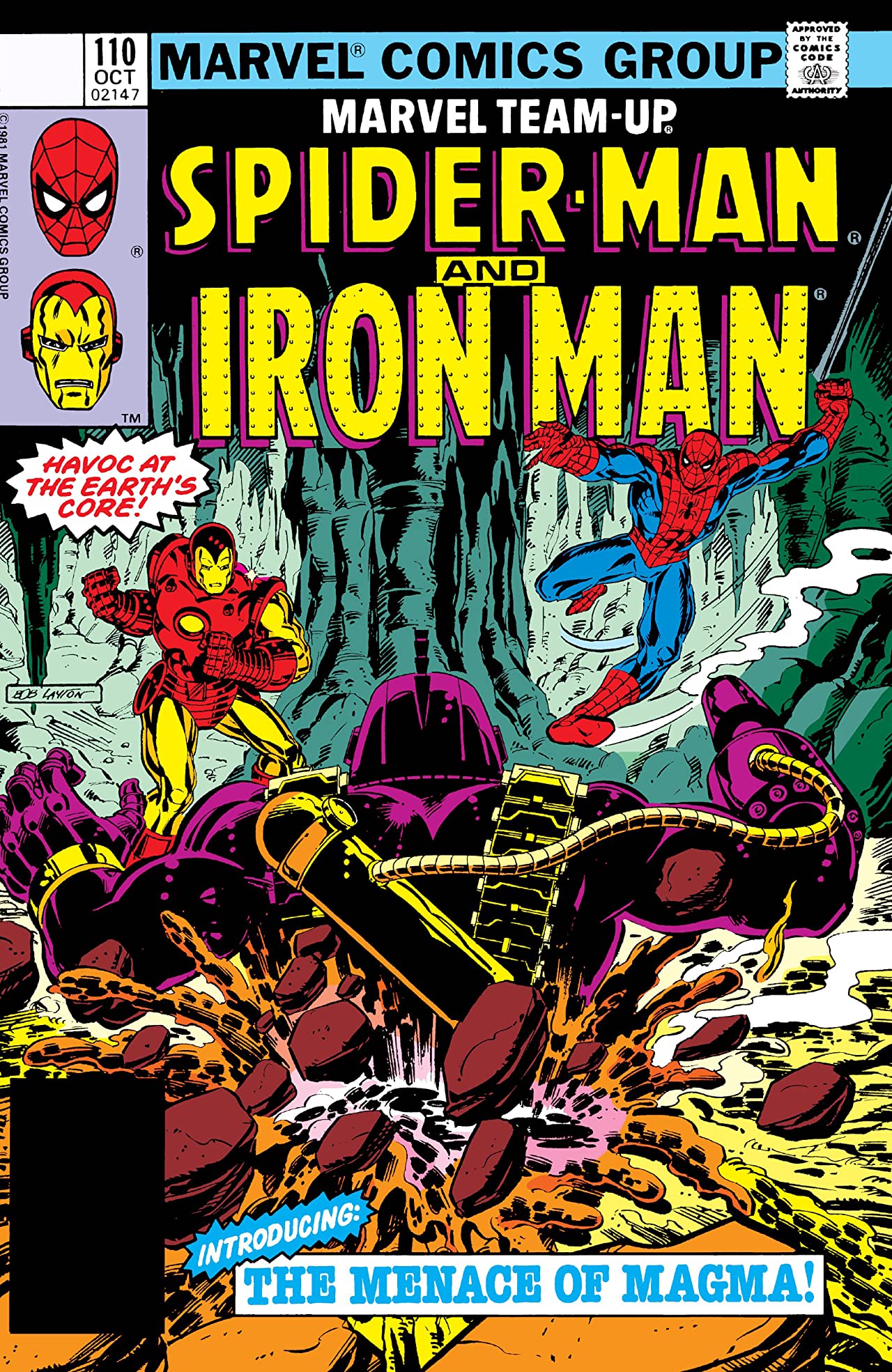 Marvel Team-Up #110 cover