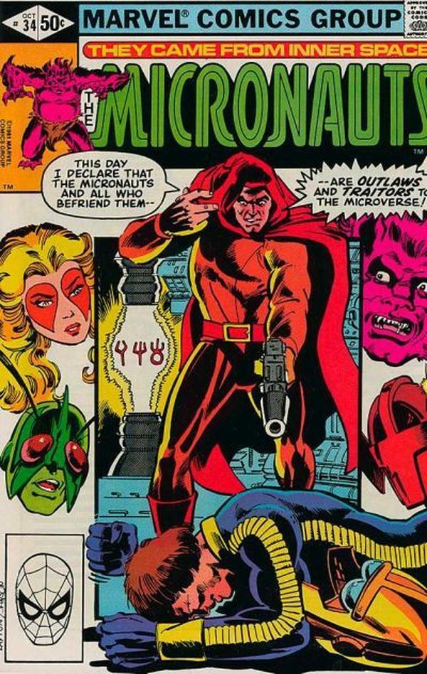 Micronauts #34 cover