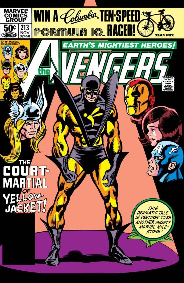 The Avengers #213 cover