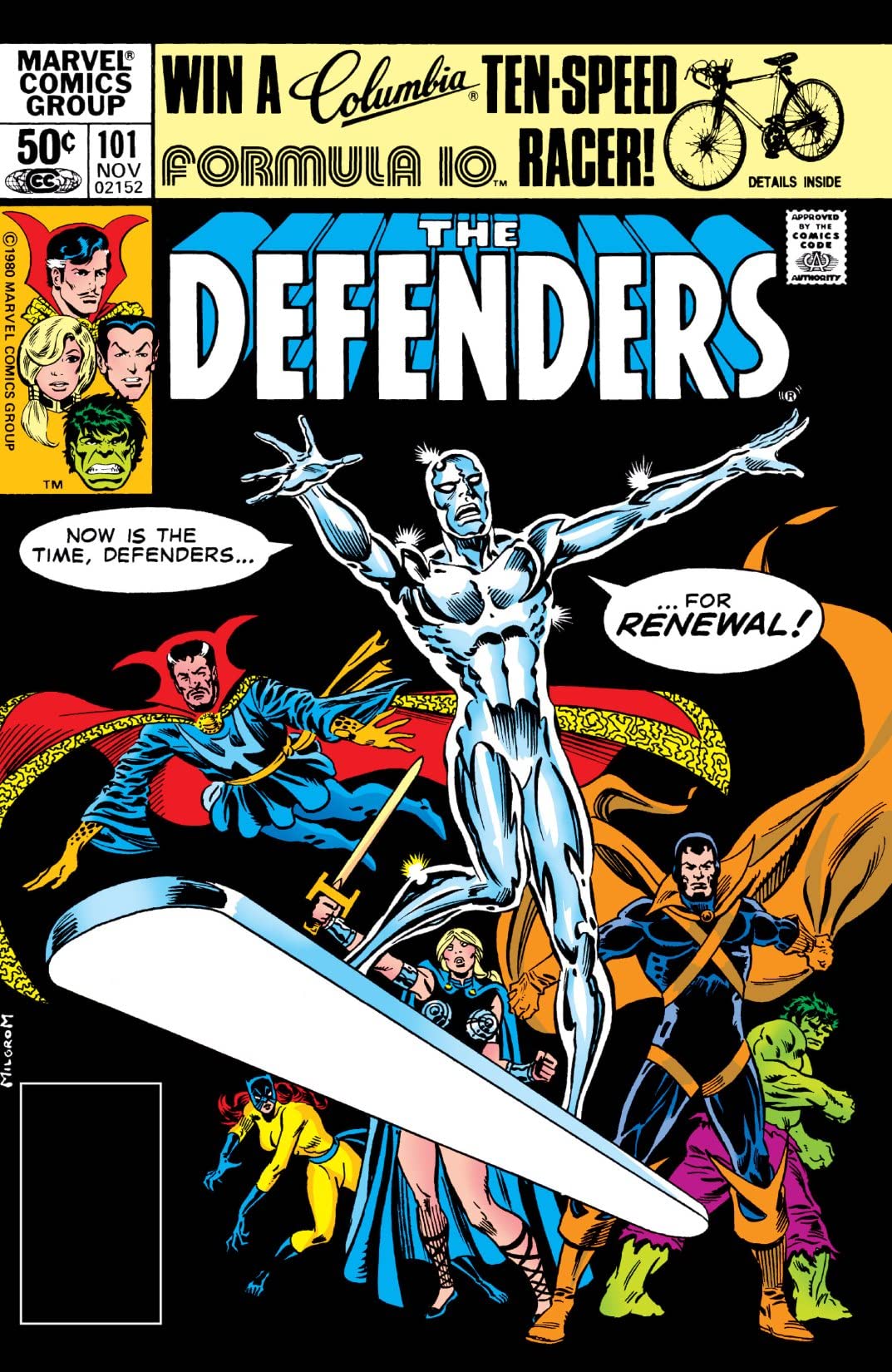 The Defenders #101 cover