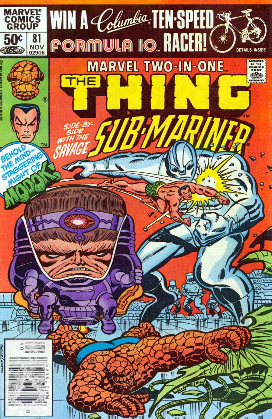 Marvel Two-in-One #81 cover