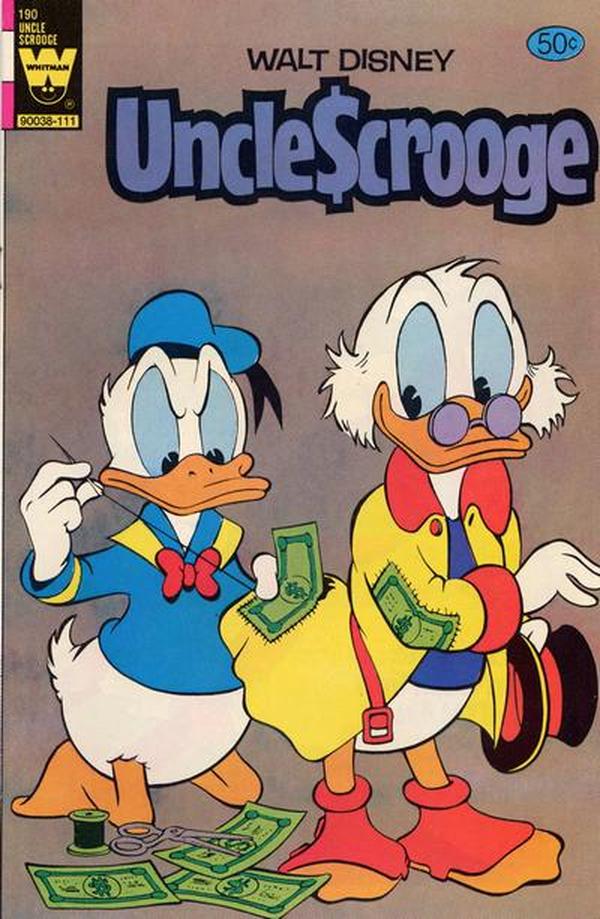 Walt Disney Uncle Scrooge #190 cover