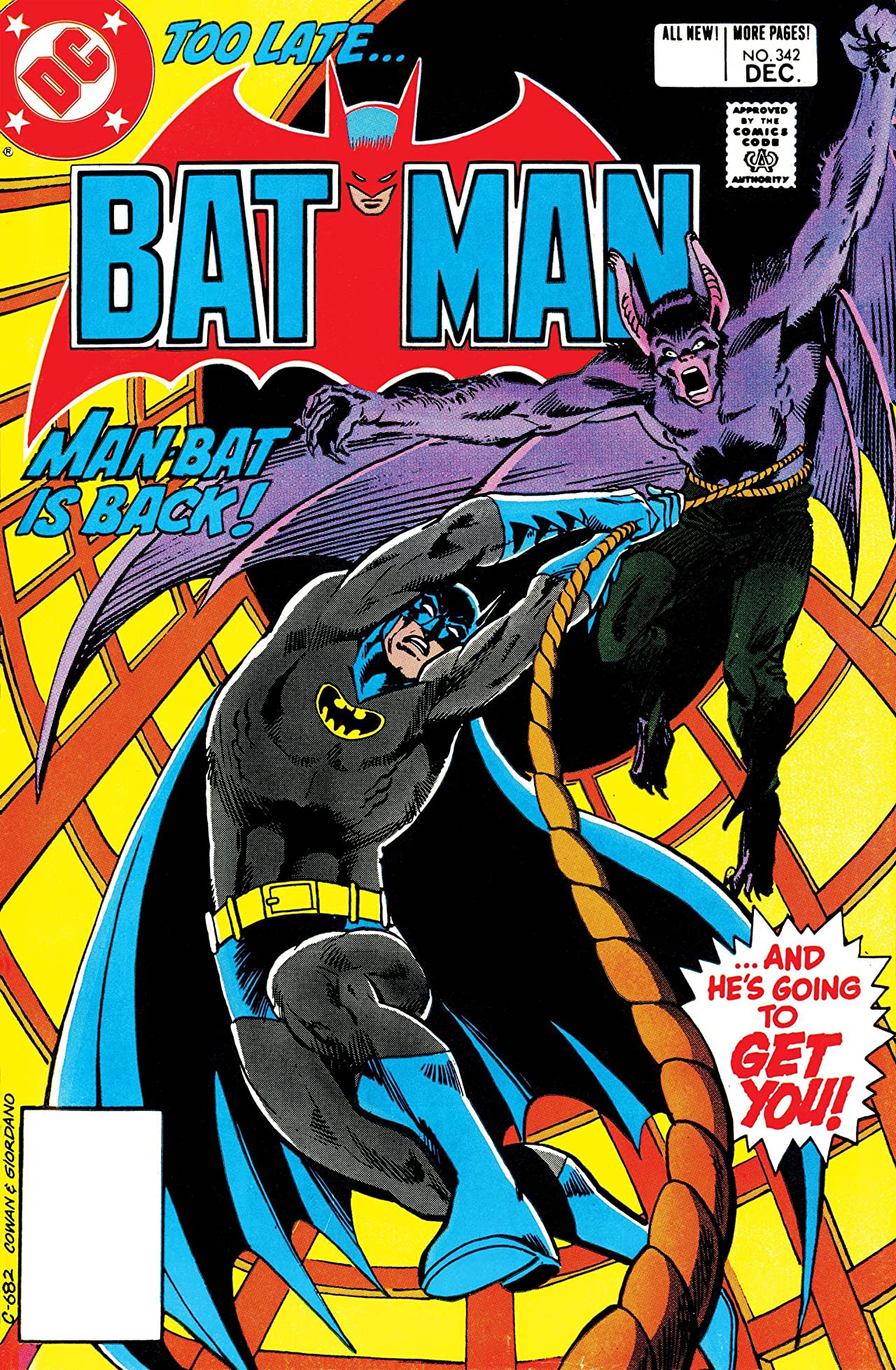 Batman #342 cover