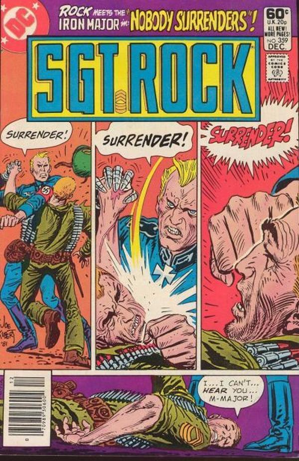 Sgt. Rock #359 cover