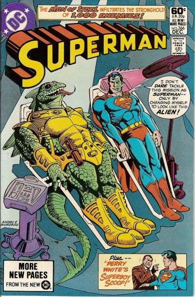 Superman #366 cover