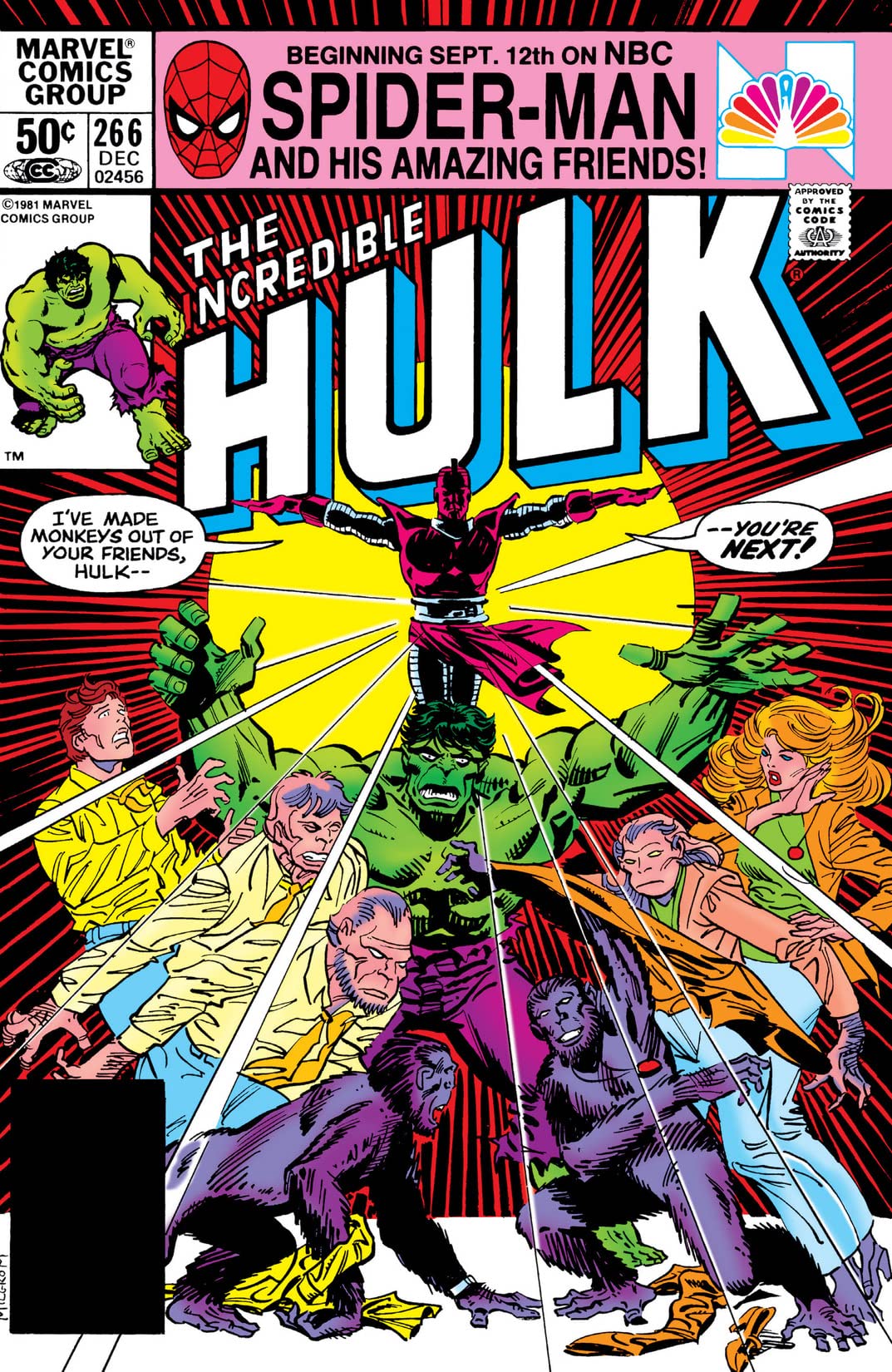 The Incredible Hulk #266 cover