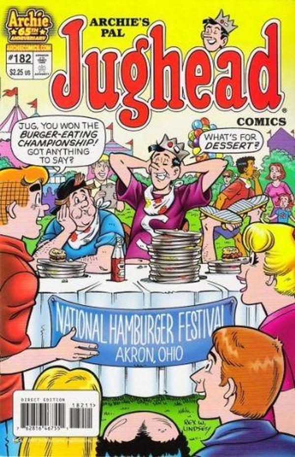 Archie's Pal Jughead Comics #182 cover