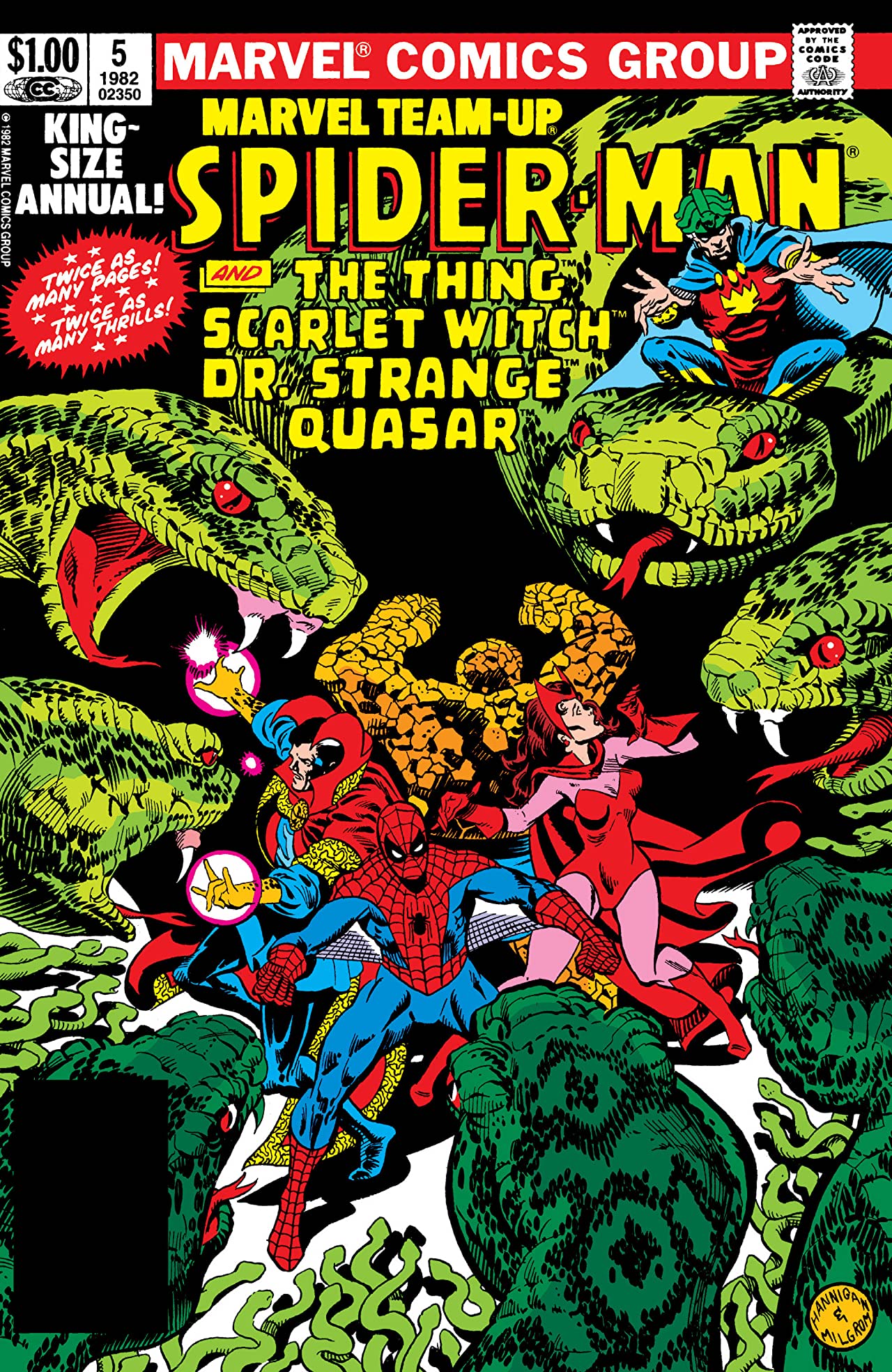 Marvel Team-Up Annual #5 cover