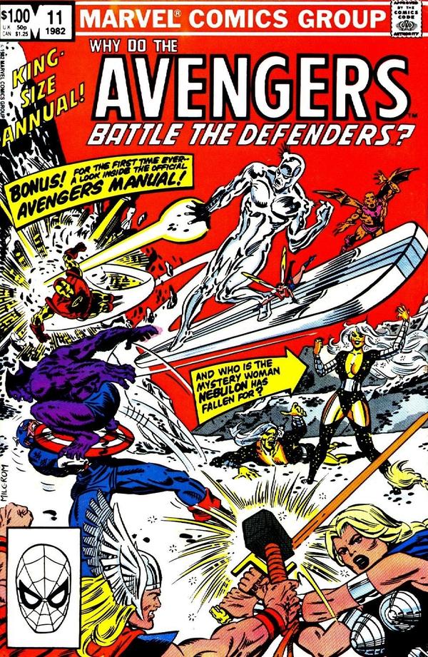 The Avengers Annual #11 cover