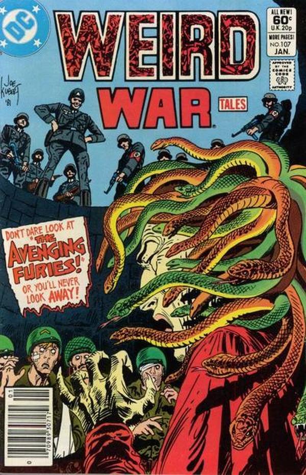 Weird War Tales #107 cover