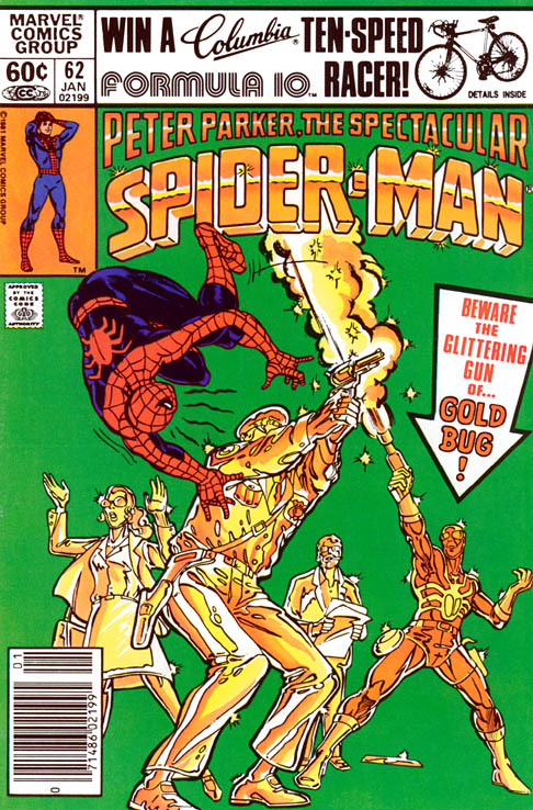 The Spectacular Spider-Man #62 cover