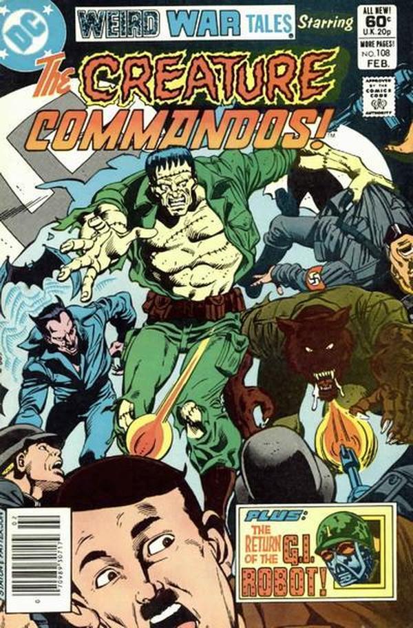 Weird War Tales #108 cover