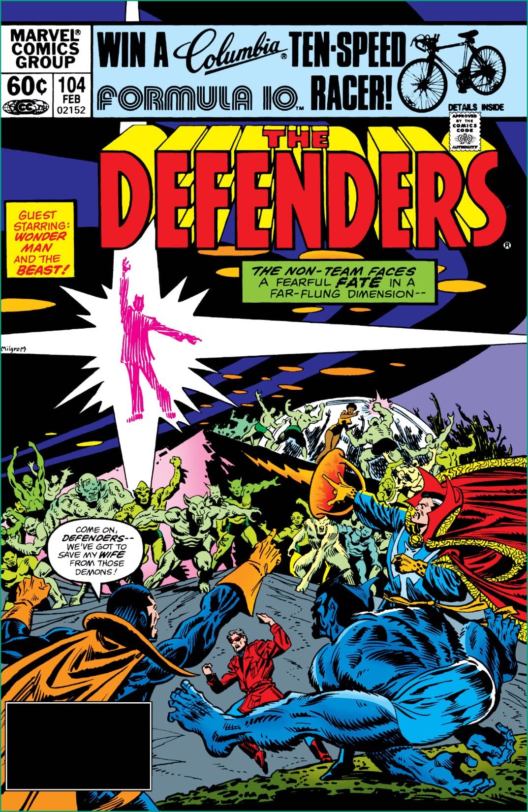 The Defenders #104 cover