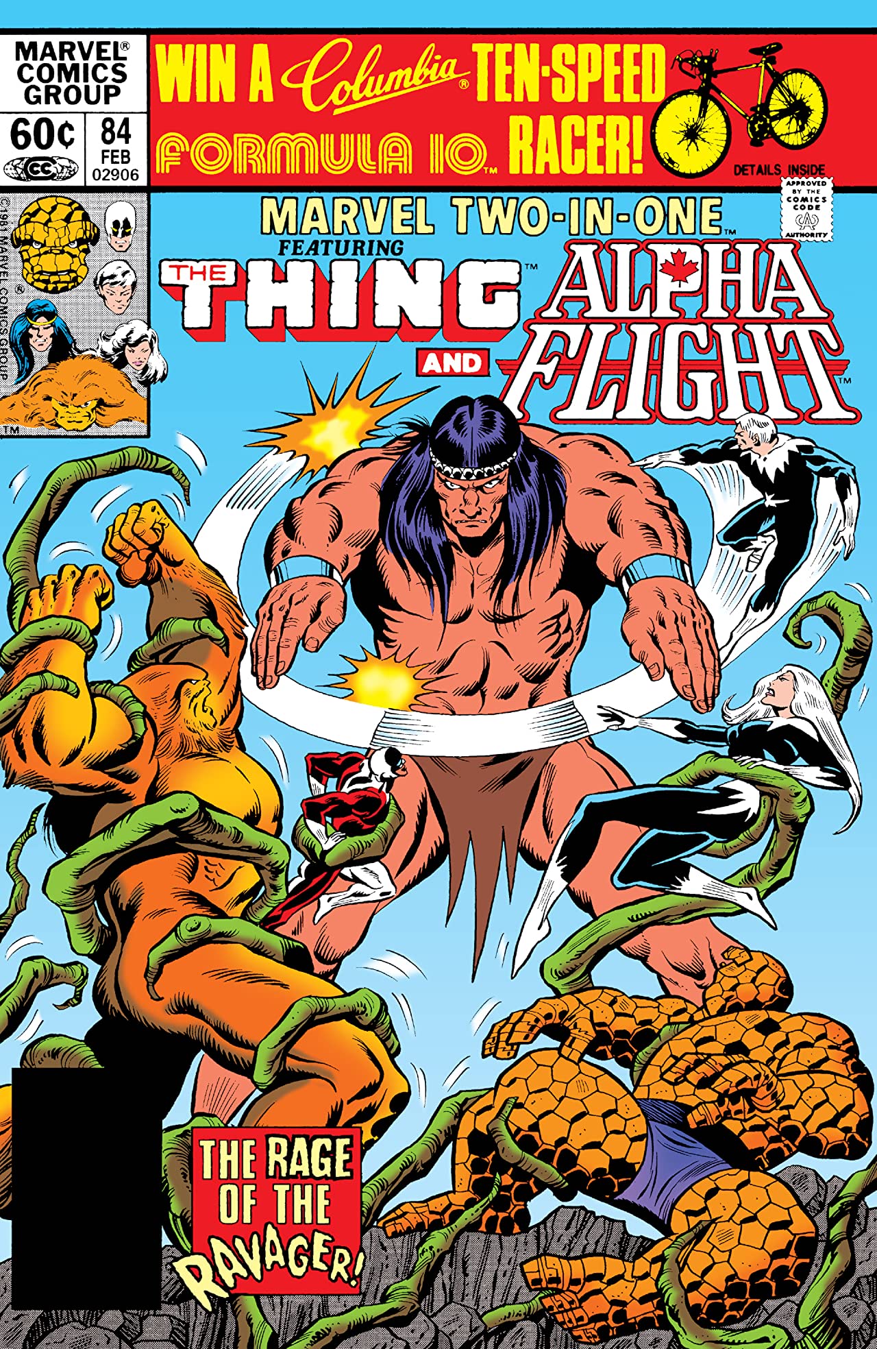 Marvel Two-in-One #84 cover