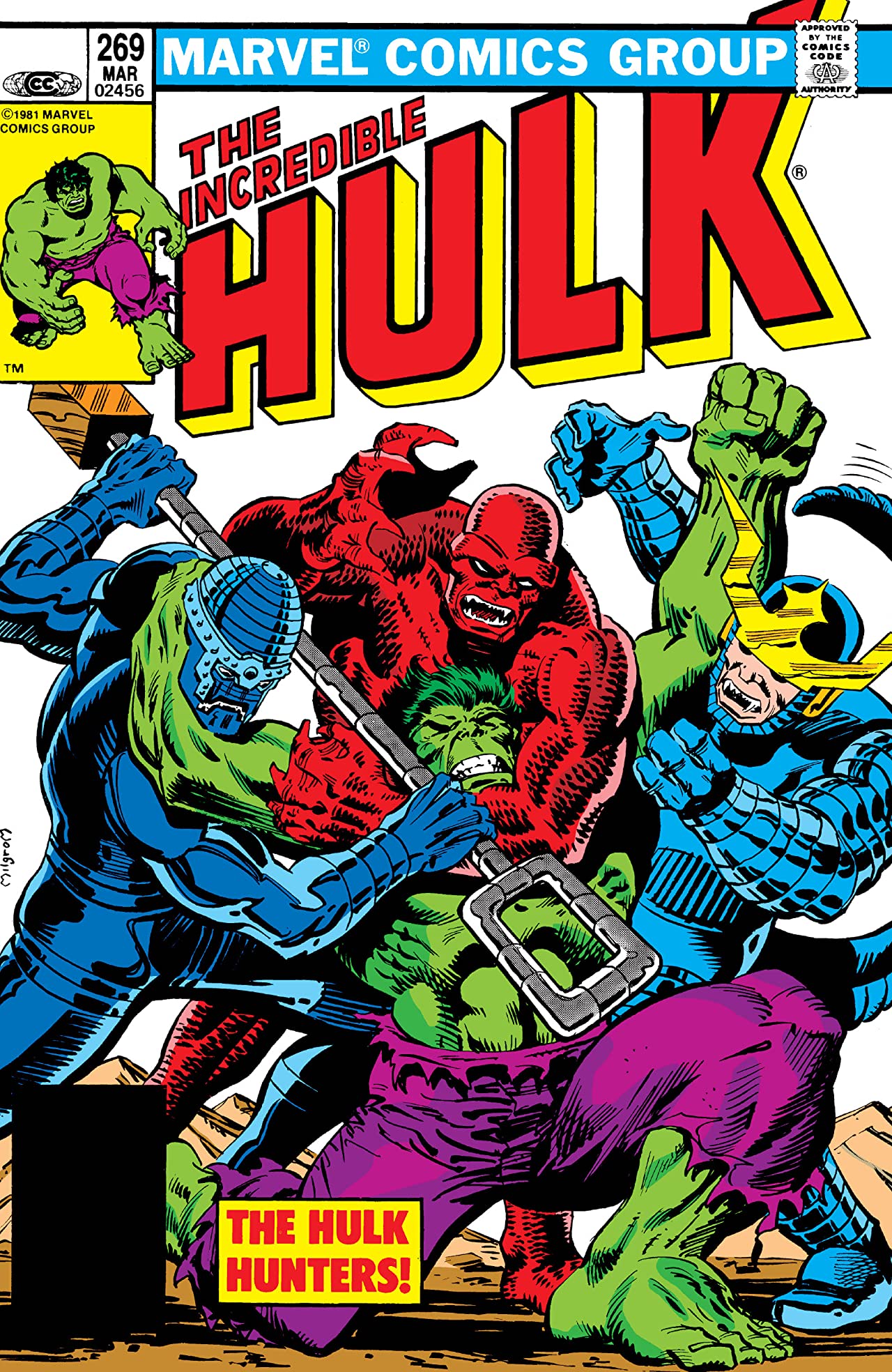 The Incredible Hulk #269 cover