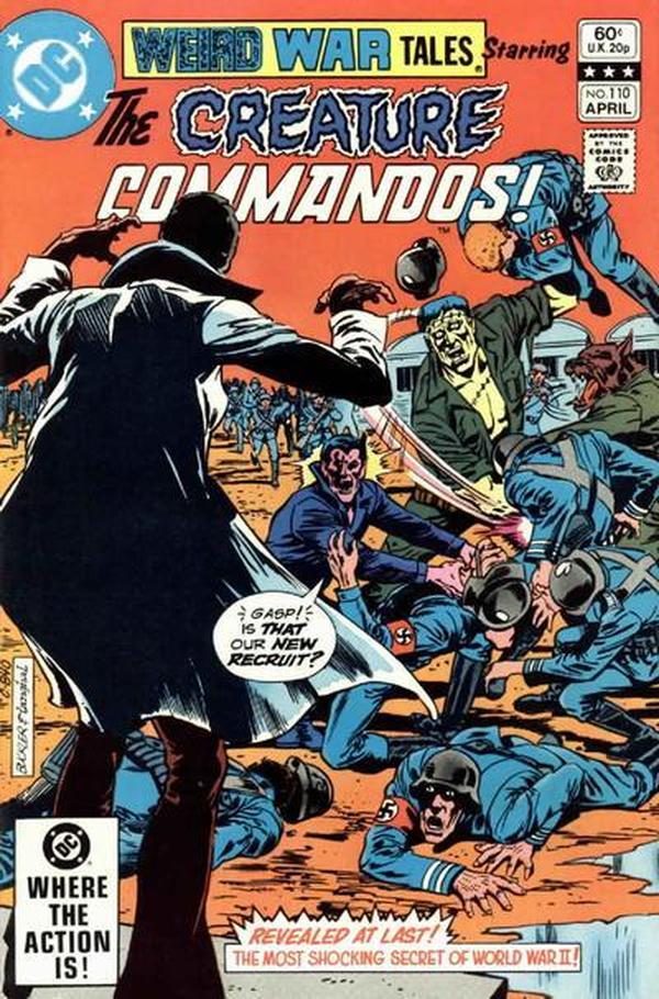 Weird War Tales #110 cover