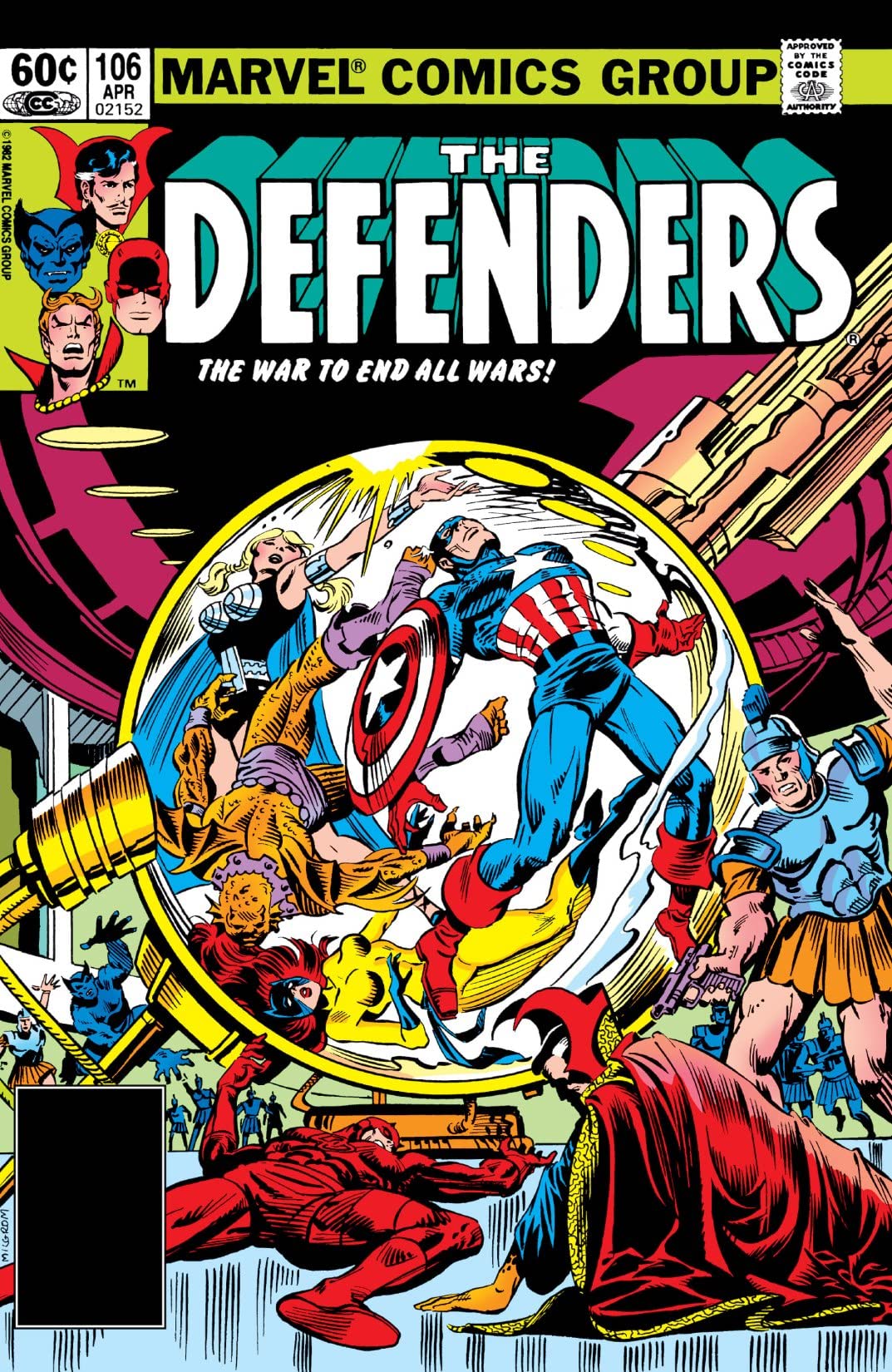 The Defenders #106 cover