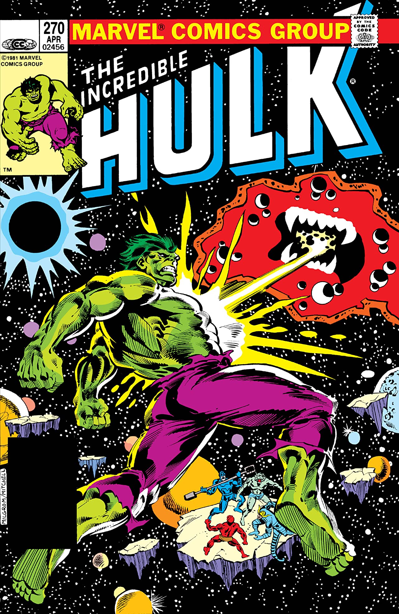 The Incredible Hulk #270 cover