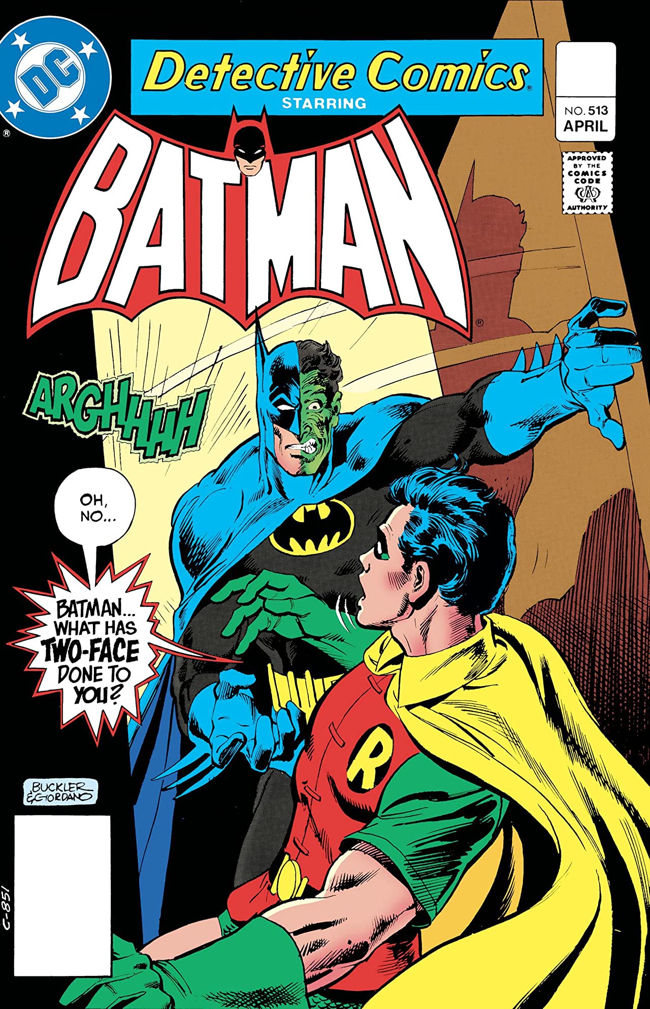 Detective Comics #513 cover