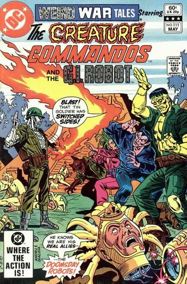 Weird War Tales #111 cover